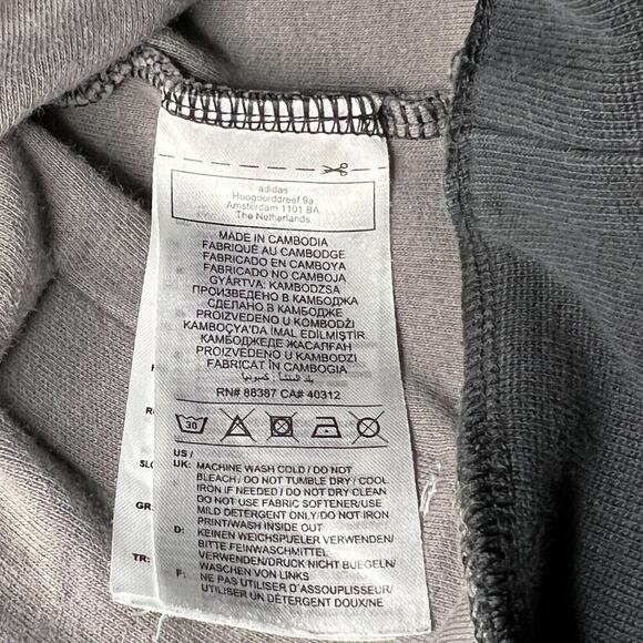 Adidas Mens CNY Allover Print Hoodie Chinese New Year Medium Gray AOP Activewear - Picture 8 of 11